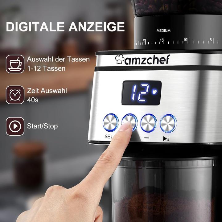 Image du produit Amzchef Moulin à café électrique