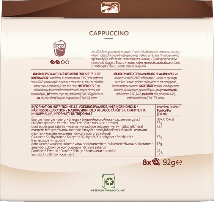 Senseo Cappuccino 8Er (8 x Port.)