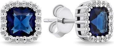 Brilio Silver - Dazzling silver earrings with zircons EA600WB