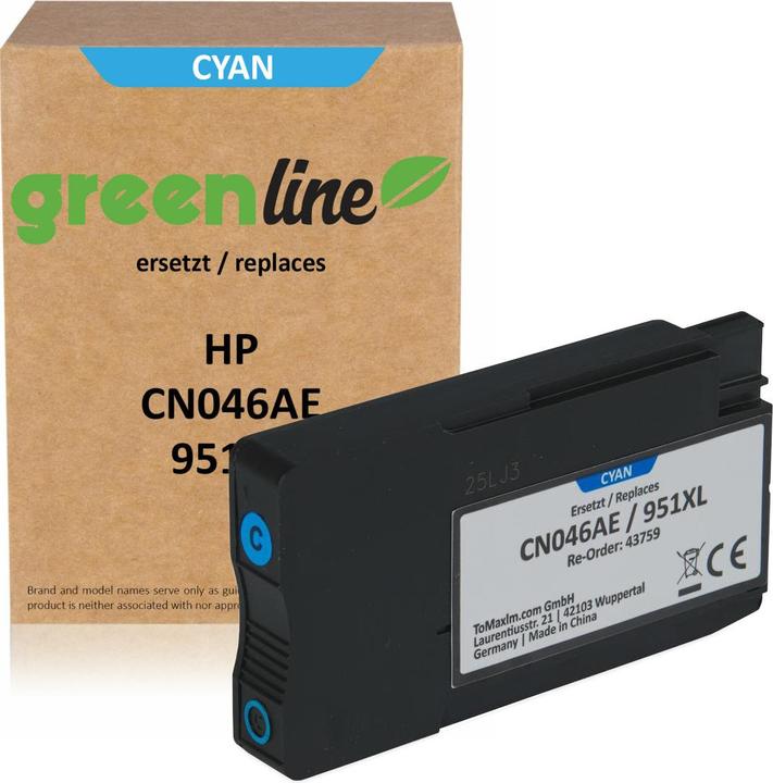 Immagine prodotto Inkadoo Inchiostri compatibili greenline per HP OfficeJet Pro 8610 (C)