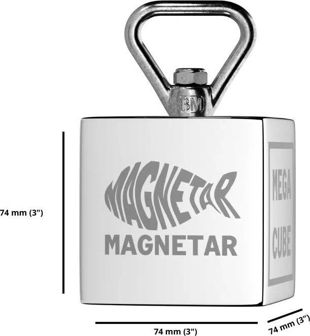 Actual product image Magnetar MEGACUBE ™ package - 2700 kg - 360° magnetic block