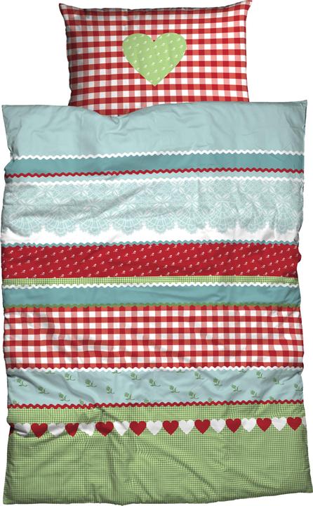 Produktbild Casatex Herz-Karo (Bettwäsche Set, 200 x 220 cm, 80 x 80 cm)