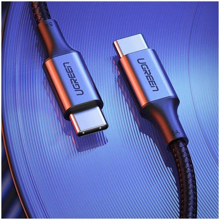 Actual product image Ugreen USB-C 2.0 to USB-C 2.0 5A Data Cable (2 m, USB 2.0)