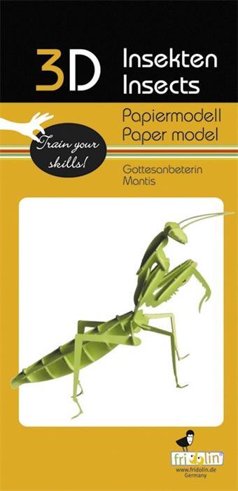 Immagine prodotto Fridolin Modello di carta in 3D "Mantide religiosa