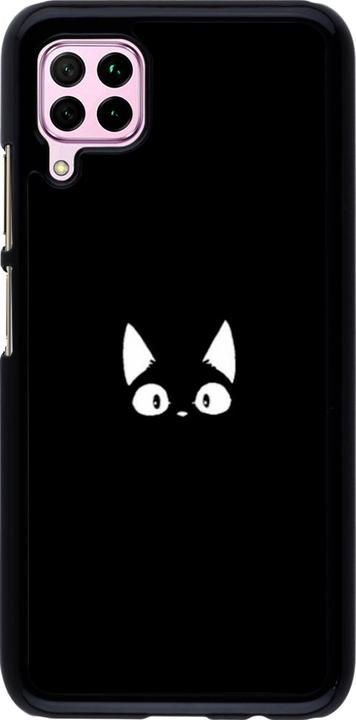 Produktbild PhoneLook Hülle Funny cat on black (Huawei P40 Lite)