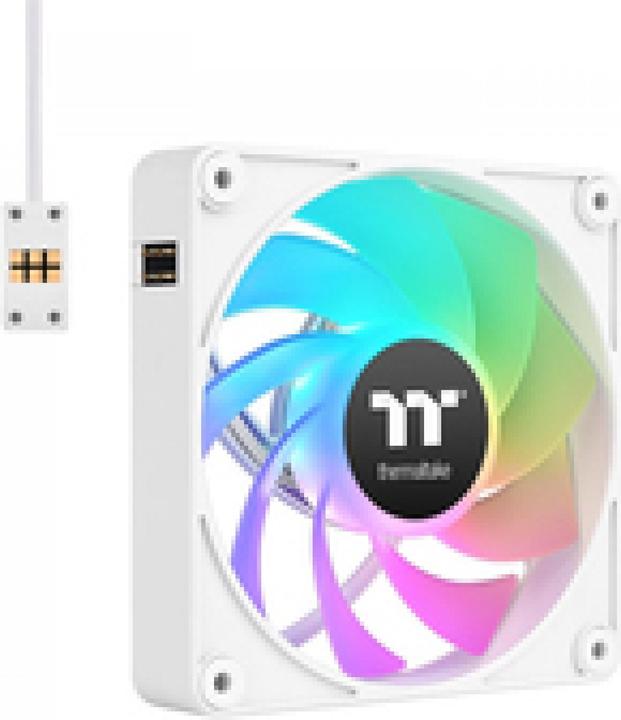 Actual product image Thermaltake TT CT120 EX Rev ARGB Sync PC Cooling Fan 3 Pack White (120 mm, 3 x)