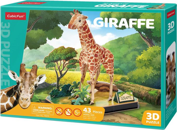 Image du produit Cubicfun Cubic Fun Puzzle 3d Girafe (43 pièces)