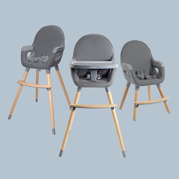 Produktbild BabyGo Hochstuhl Skandi grau (Hochstuhl)