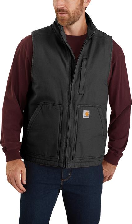 Carhartt Washed Duck Lin.Mock Neck Vest Black Gr.Xxl
