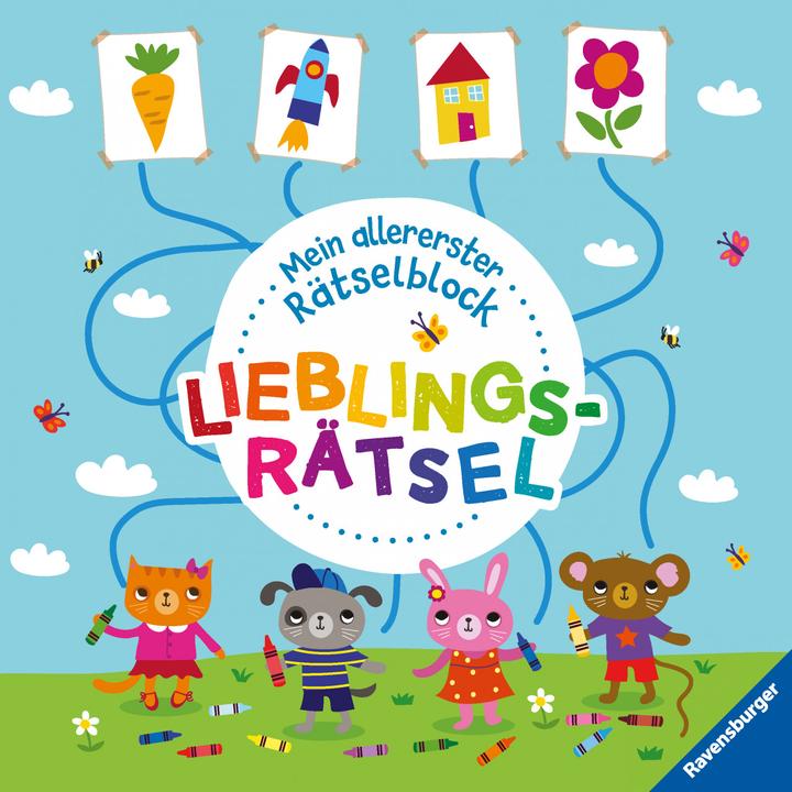 Actual product image Ravensburger Mein allererster Rätselblock - Lieblingsrätsel (German, Lisa Regan, Amanda Enright, Jessika Zollickhofer, 2022)