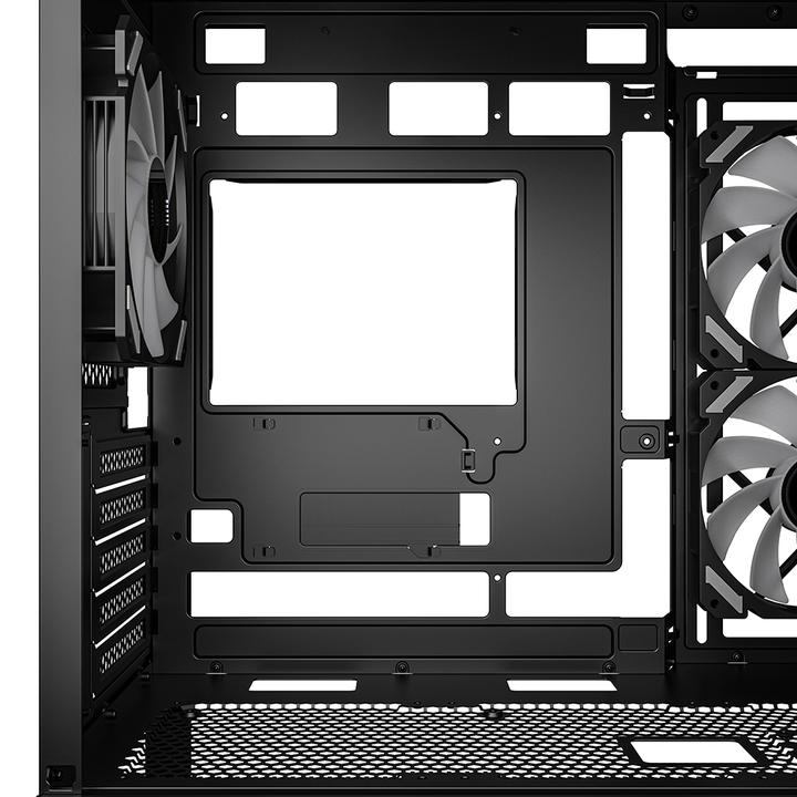 Actual product image Sharkoon MK6 RGB Black mATX (black) (Mini-ITX, mATX)