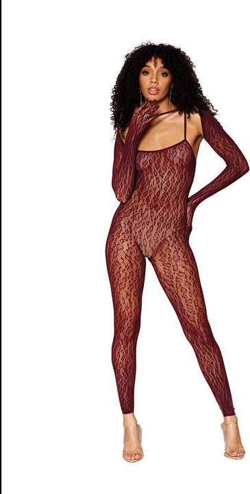 Produktbild Dreamgirl Catsuit Bodystocking and Shrug DiamondOne Size (One Size)