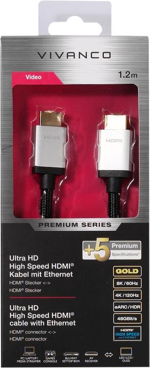 Immagine prodotto Vivanco HDMI – HDMI (1.20 m, HDMI)