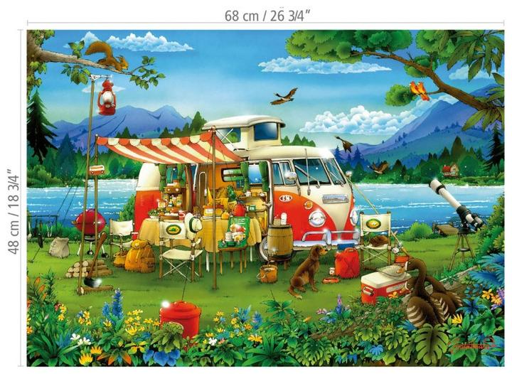 Image du produit Educa 19922 Πάζλ 1000Τεμ. Camping Holiday (1000 pièces)