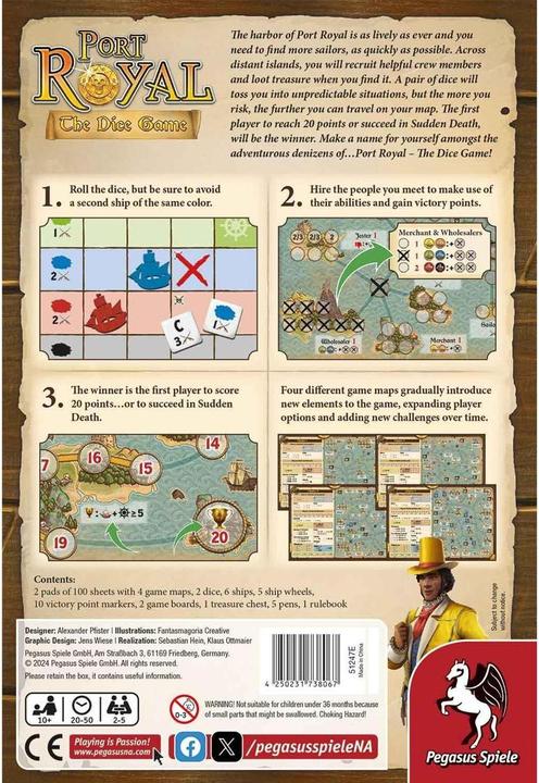 Image du produit Pegasus Port Royal - The Dice Game (édition anglaise) (Anglais)