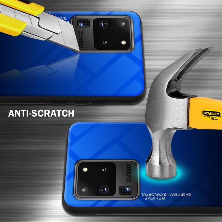 Produktbild Cadorabo TPU 2 Farben Glas Cover (Samsung Galaxy S20 Ultra)
