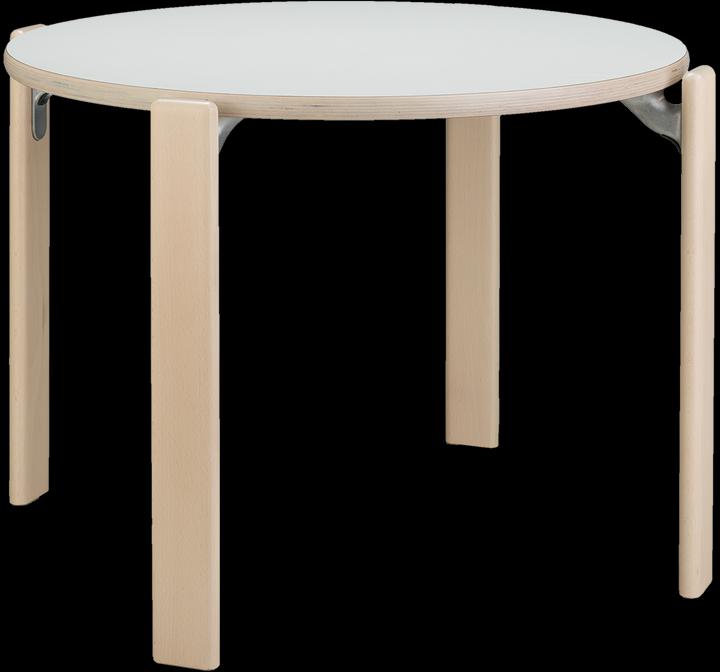 Synthetic resin cream white, Natural lacquered beech