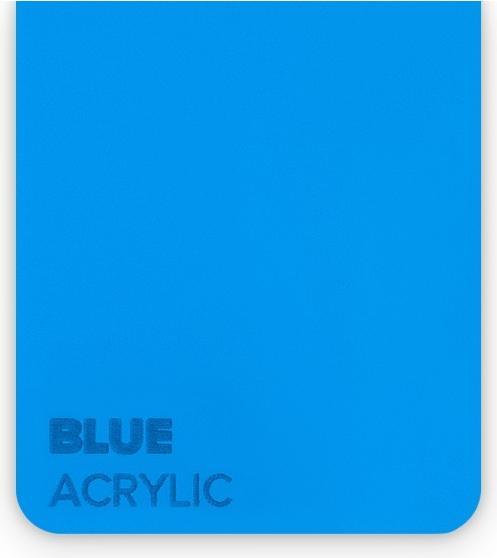 flux Acrylic glass plate - Beambox Pro - Blue (37.50 cm, 60 cm)