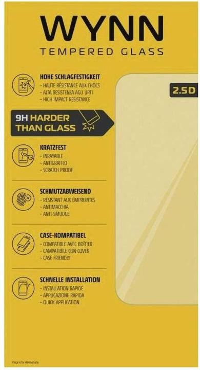Produktbild Wynn Electronics 2.5D Extra Clear Schutzglas AGM Note N1 (1 Stück, Samsung Galaxy NOTE 1)