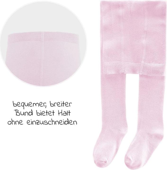 Actual product image La Loona LaLoona Baby Tights Tights 4-pack - Pink White - (62/68)