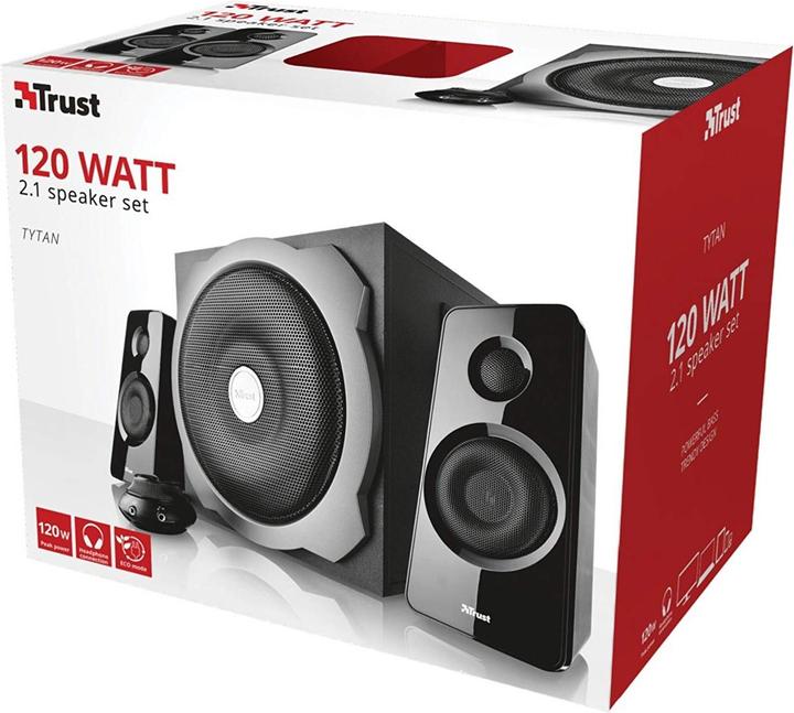 Actual product image Trust Speaker||P.M.P.O. 120 Watt|Black|19019