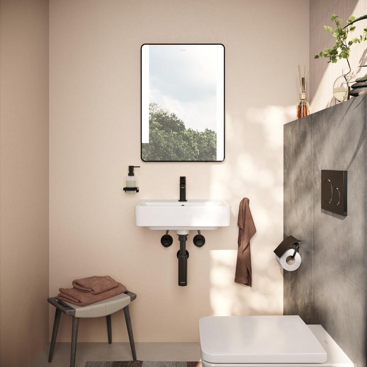 Image du produit hansgrohe Xarita Lite Q miroir, éclairage LED vertical, 500x30x700mm, capteur IR