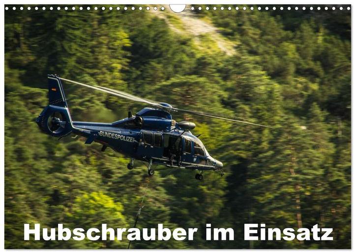 Produktbild Hubschrauber im Einsatz (Wandkalender 2025 DIN A3 quer), Monatskalender (A3, Deutsch)