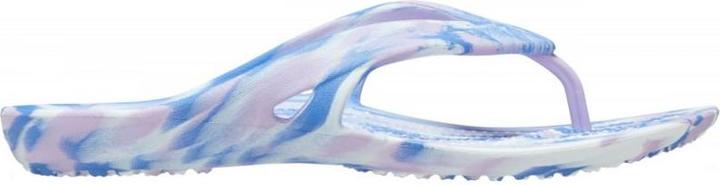 Crocs Damenhausschuhe Kadee II Marbled Flip W blau-rosa 208331 5PT (36-37) (36, 37)