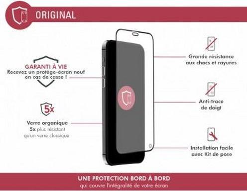 Actual product image Bigben Connected Organic glass film (1 Piece, Apple iPhone 12)