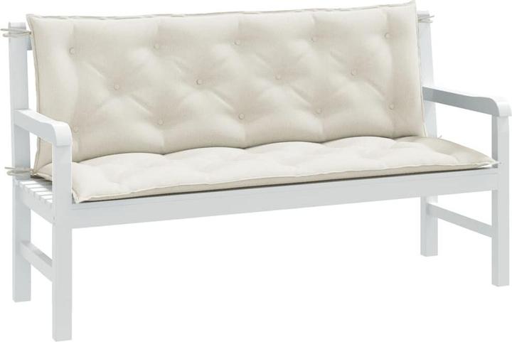 Image du produit VidaXL Coussins de banc de jardin 2 pcs. tissu (150 x 50 x 7 cm)