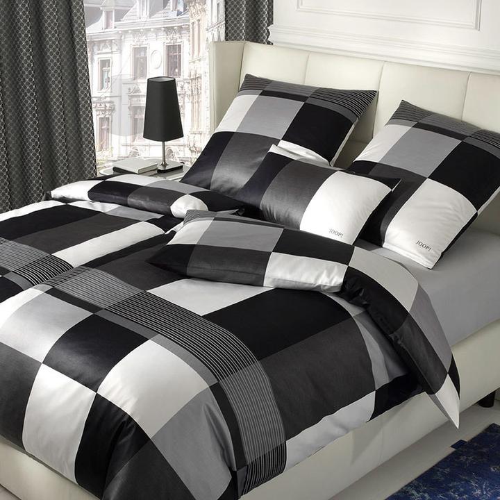 Actual product image Joop! Living Bedding Plaza Squares Black (Bedding set, 135x200 cm + 80x80 cm)