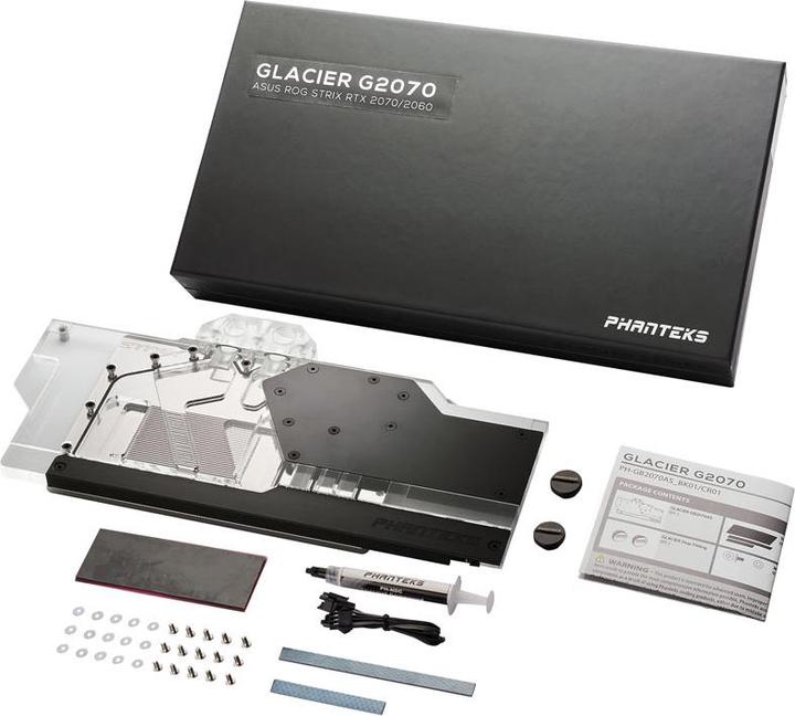 Produktbild Phanteks Glacier RTX 2070 Asus Strix GPU Full Water Block, DRGB