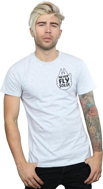 Produktbild Star Wars Never Fly Solo TShirt (L)