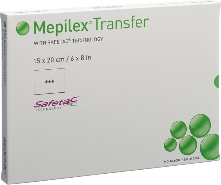 Mepilex Transfer Safetac Wundauflage à 15 x 20cm (5 x)