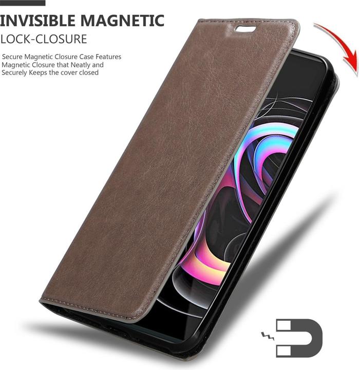 Actual product image Cadorabo Case for Motorola EDGE 20 PRO / EDGE S PRO in Book Invis. Magnet Style (Motorola Edge 20 Pro, Motorola Edge S Pro)