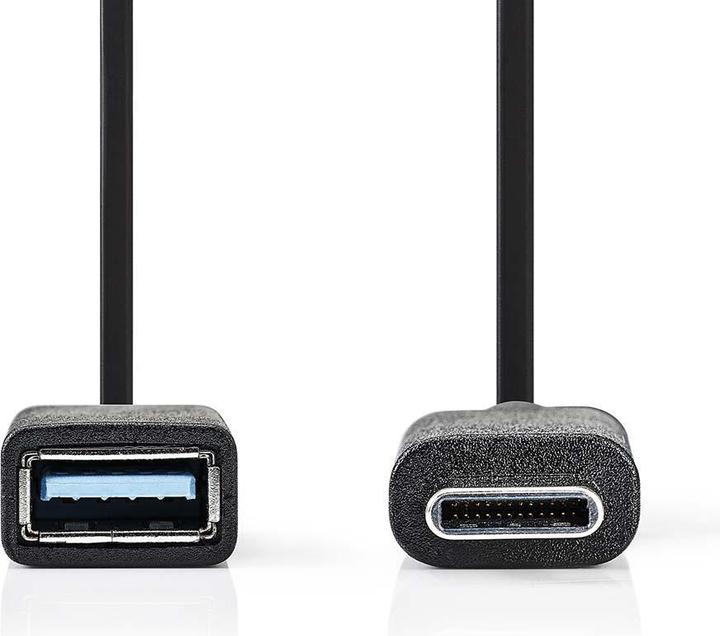 Produktbild Nedis USB-C™ Adapter | USB 3.2 Gen 1 | USB-C™ Stecker | USB-A Buchse | 5 Gbps | 0.15 m | rund | Vern (0.15 m, USB 3.2 Gen 1, 15 W)