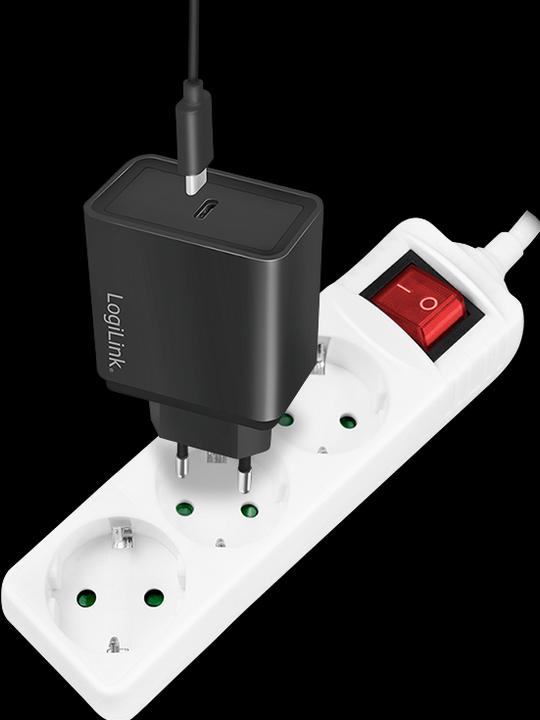 Image du produit LogiLink bandeau de prises (3 x, CEE 7/3, 1.40 m)