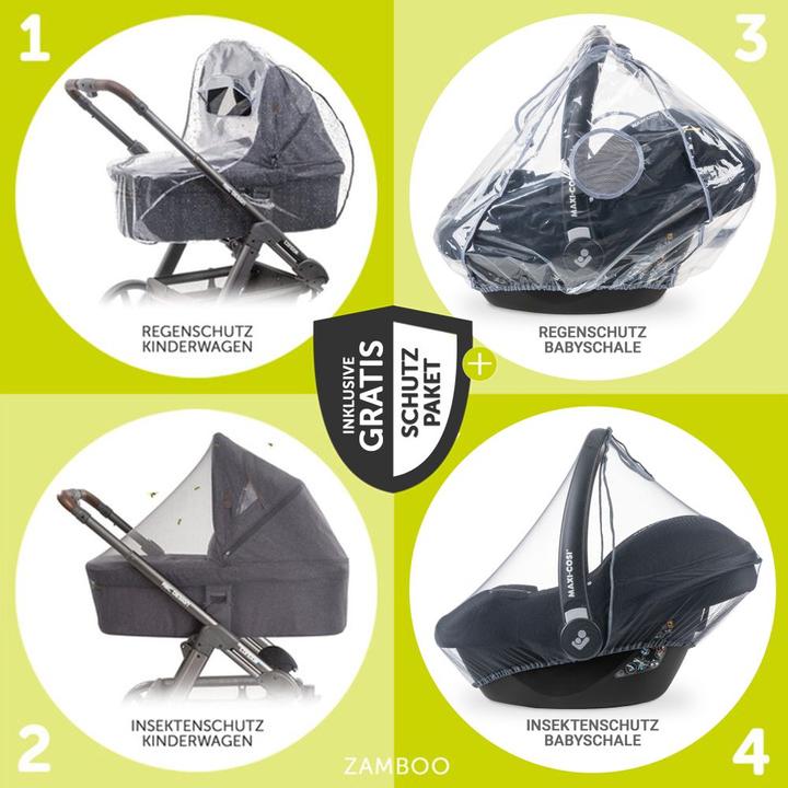 Produktbild Hauck 3in1 Kinderwagen-Set Walk N Care Trio Set
