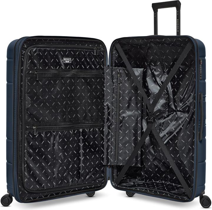 Produktbild Redolz Essentials 11 4 Rollen Trolley 76 cm mit Dehnfalte (115 l, XL (ab 115l))