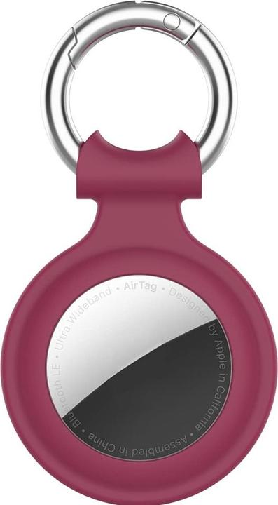 Produktbild Screenguard Apple Airtag Liquid Silikon Heart Case mit Anhänger