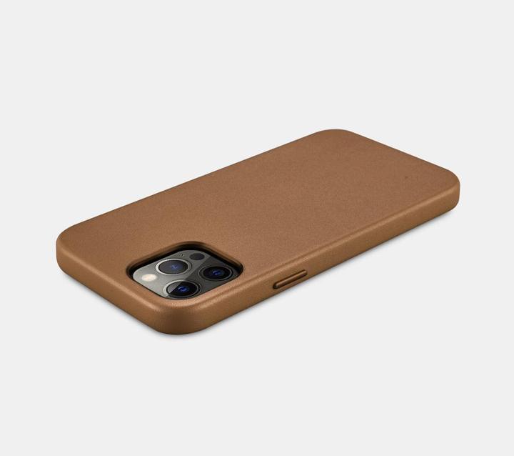 Image du produit iCarer Étui en cuir Étui en cuir véritable pour l'iPhone 12 Pro (Apple iPhone 12 Pro, Apple iPhone 12)