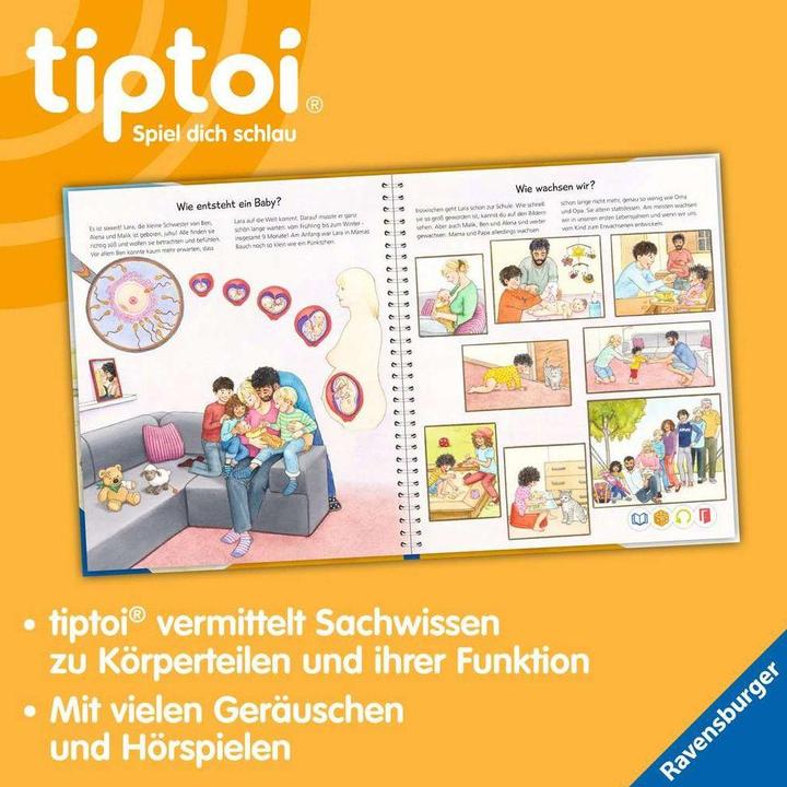 Image du produit tiptoi - Körper (Allemand, Heike Tober, Constanze Schargan, 2022)