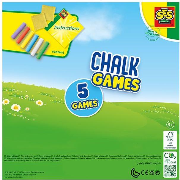 Actual product image Ses Street chalk (Multicoloured, 6 x)