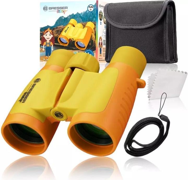 Immagine prodotto Bresser Binocolo junior per bambini 3x30 giallo (3 x, 30 mm)