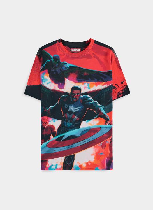 Image du produit Difuzed Captain America - Character AOP T-shirt à manches courtes pour homme - 2XL (XXL)