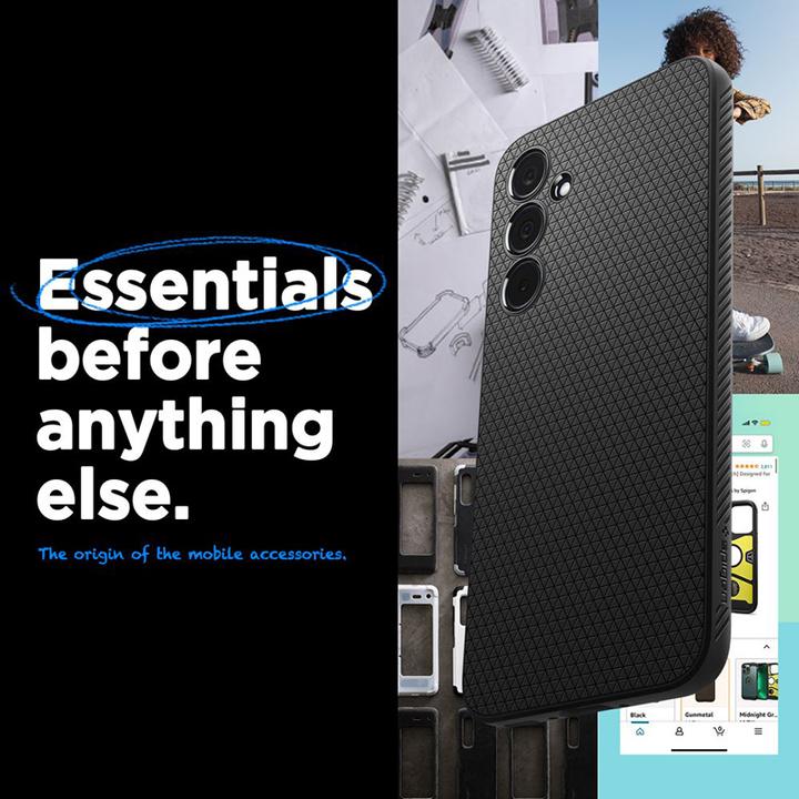 Produktbild Spigen Liquid Air Sam A35 5G czarny/matte black ACS07519 (Samsung Galaxy A35)