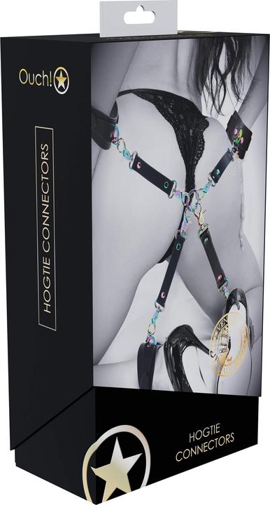 Actual product image Ouch! Venice Collection - Hogtie Connectors - Black