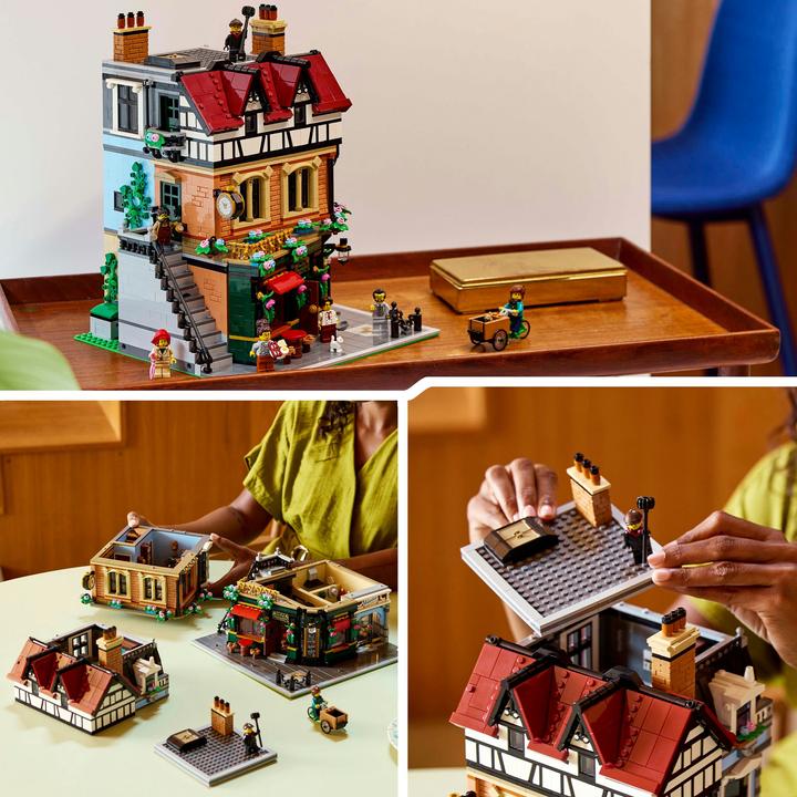 Actual product image LEGO Tudor-style corner house (10350, LEGO Icons, LEGO Rare Sets)