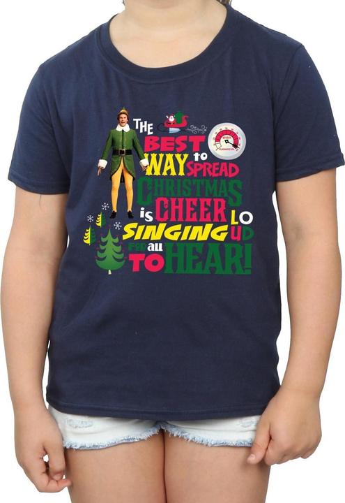 Immagine prodotto Elf Christmas Cheer Maglietta Ragazze (152, 158)