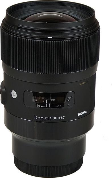 Actual product image Sigma 35mm f/1.4 DG HSM ART, Sony E (Sony E, APS-C / DX, full size)